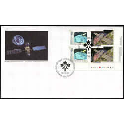 canada stamp 1442a canada in space 1992 FDC LR