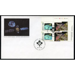 canada stamp 1442a canada in space 84 1992 FDC UR