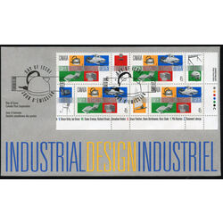 canada stamp 1654 industrial design 45 1997 FDC LR