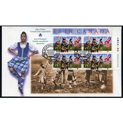 canada stamp 1655 highland games 45 1997 FDC UR