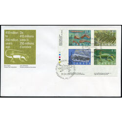 canada stamp 1309a prehistoric life in canada 2 1991 FDC LL