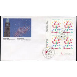 canada stamp 1316 stylized maple leaf 40 1991 FDC LL