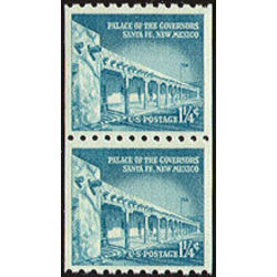 us stamp postage issues 1054apa governers palace 2 1954