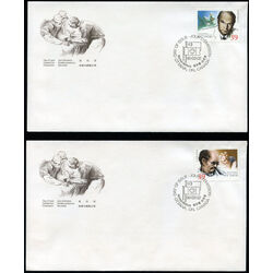 canada stamp 1264 5 norman bethune 1990 FDC