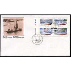 canada stamp 1269a small craft 2 1990 FDC UL