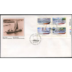 canada stamp 1269a small craft 2 1990 FDC LR