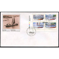 canada stamp 1269a small craft 2 1990 FDC LL