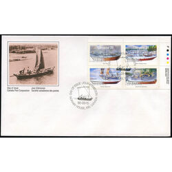 canada stamp 1269a small craft 2 1990 FDC UR
