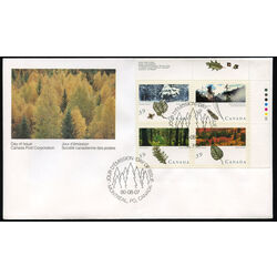 canada stamp 1286a majestic forests of canada 1990 FDC UR
