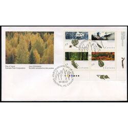 canada stamp 1286a majestic forests of canada 1990 FDC LR