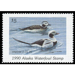 us stamp rw hunting permit rw ak6 alaska old squaws 5 1990