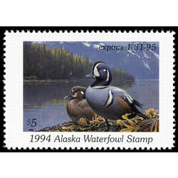 us stamp rw hunting permit rw ak10 alaska harlequin ducks 5 1994