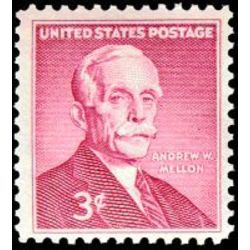 us stamp 1072 andrew w mellon 3 1955