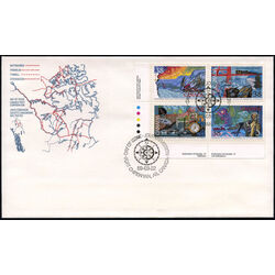 canada stamp 1236a exploration of canada 4 1989 FDC LL