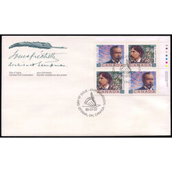 canada stamp 1244a canadian poets 1989 FDC UR