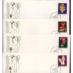 canada stamp 1245 8 mushrooms 1989 FDC