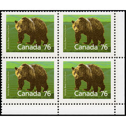 canada stamp 1178c grizzly bear perf 13 1 76 1989 CB LR