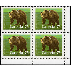 canada stamp 1178c grizzly bear perf 13 1 76 1989 CB LR
