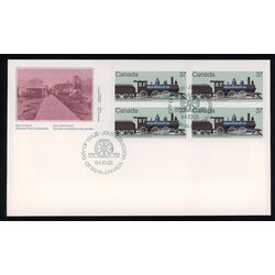 canada stamp 1038 gt class e3 2 6 0 type 37 1984 FDC UL