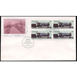 canada stamp 1039 cp class d10a 4 6 0 type 64 1984 FDC UL