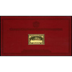 canadian postage stamp royal william reproduced in silver and 24 karat gold 7