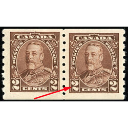 canada stamp 229ii pair king george v 2 1935