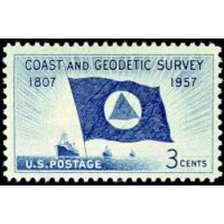 us stamp postage issues 1088 flag ships at sea 3 1957