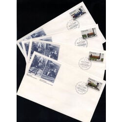 canada stamp 999 1002 canadian locomotives 1836 1860 1 1 65 1983 FDC