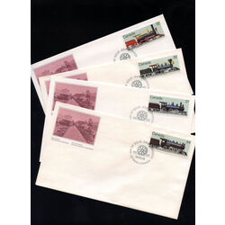canada stamp 1036 9 canadian locomotives 1860 1905 2 1 65 1984 FDC