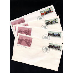 canada stamp 1036 9 canadian locomotives 1860 1905 2 1984 FDC