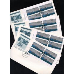 canada stamp 1015 seaway locks 32 1984 FDC 4BLK