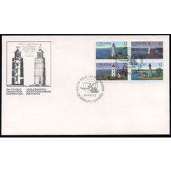 canada stamp 1035a canadian lighthouses 1 1984 FDC