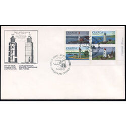 canada stamp 1035a canadian lighthouses 1 1984 FDC LR