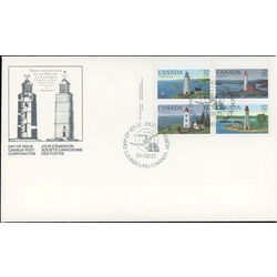 canada stamp 1035a canadian lighthouses 1 1984 FDC UL