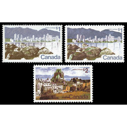 canada stamp 599 601 landscape definitives 1972
