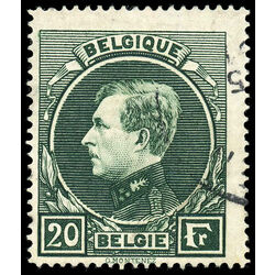 belgium stamp 213 king albert i 20fr 1929