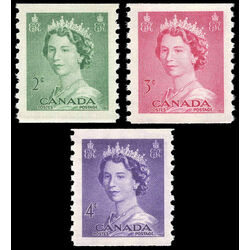 canada stamp 331 3 queen elizabeth ii karsh portrait coil 1953