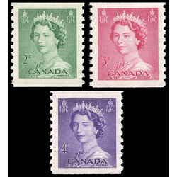 canada stamp 331 3 queen elizabeth ii karsh portrait coil 1953