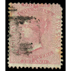 british columbia vancouver island stamp 2 queen victoria 2 d 1860 U F 027