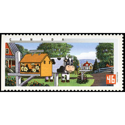 canada stamp 1850 flowered house cow and church designs 46 2000