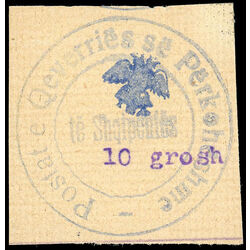 albania stamp 26 handstamped on white laid paper 1913