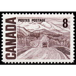 canada stamp 461i alaska highway by a y jackson 8 1968