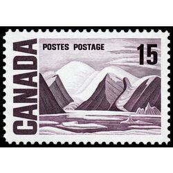 canada stamp 463ii bylot island by lawren harris 15 1971