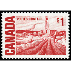 canada stamp 465b edmonton oil field by h g glyde 1 1967