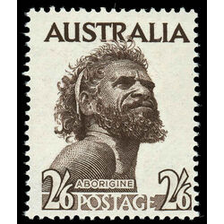 australia stamp 302 aborigine 2 sh 1956
