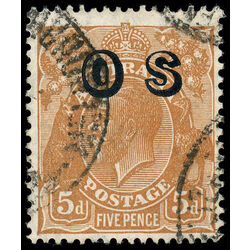 australia stamp o10 king george v 1932