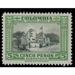 colombia stamp c133 national library bogota 1941