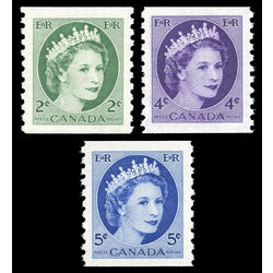 canada stamp 345 8 queen elizabeth ii wilding portrait coil 1954