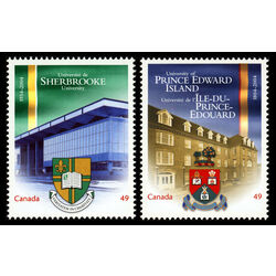 canada stamp 2033 4 universities 2004