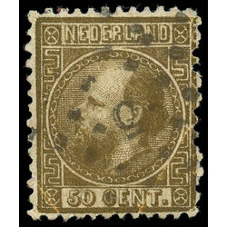 netherlands stamp 12 william iii 50 1867